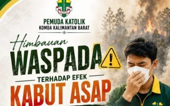 Asap Karhutla Kembali Kepung Kalbar, Pemuda Katolik: Jangan Tunggu Sesak untuk Bertindak