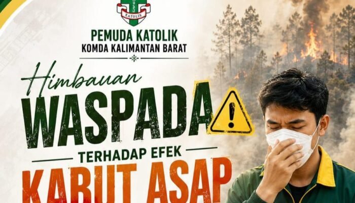 Asap Karhutla Kembali Kepung Kalbar, Pemuda Katolik: Jangan Tunggu Sesak untuk Bertindak
